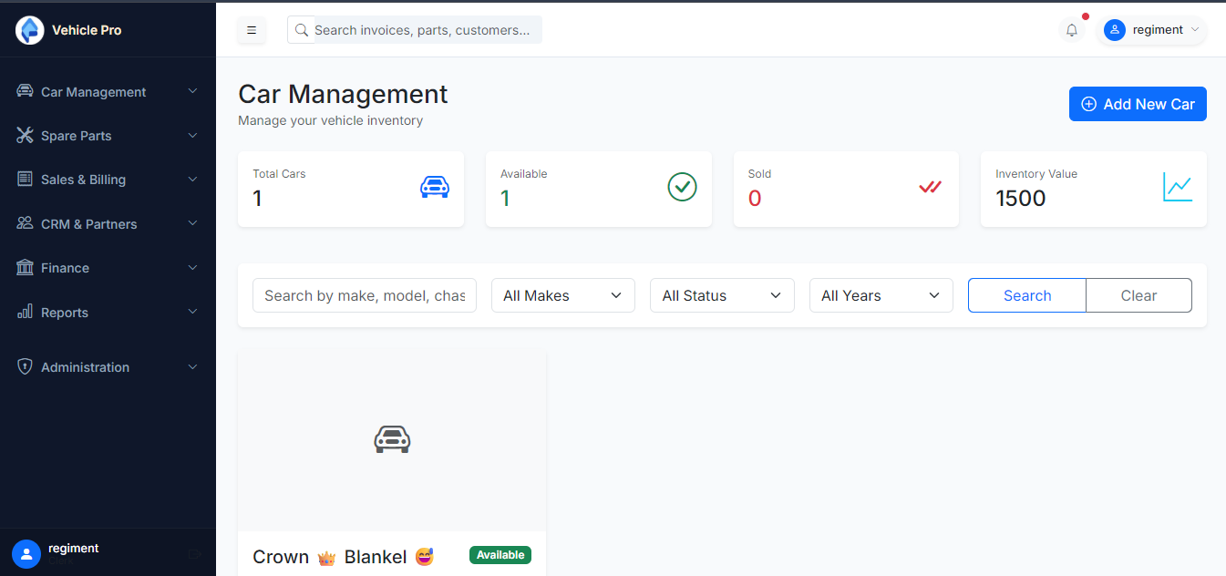 CarDealership / Dealer Space Automotive Platform